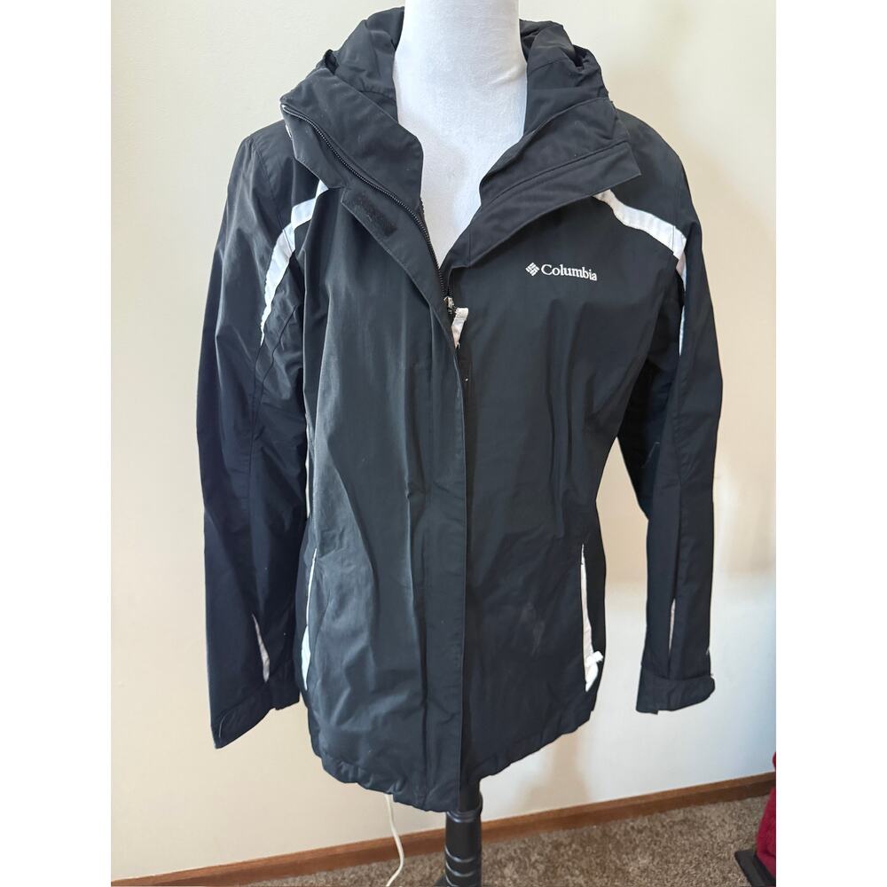 Columbia Black Shell Coat